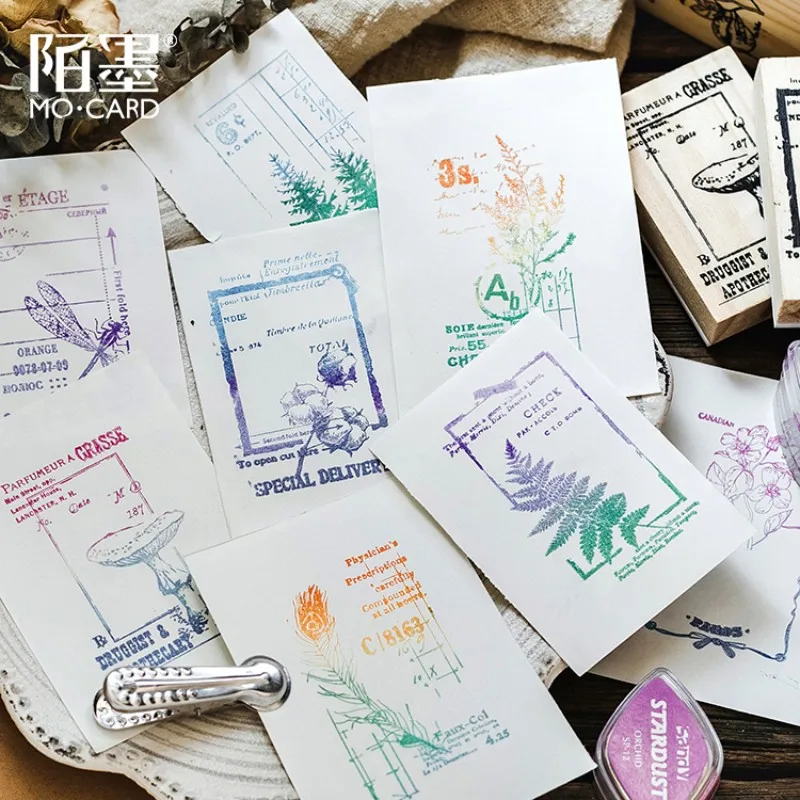 1 шт. серия Nature notes деревянный резиновый штамп для детей DIY ручной работы скрапбук