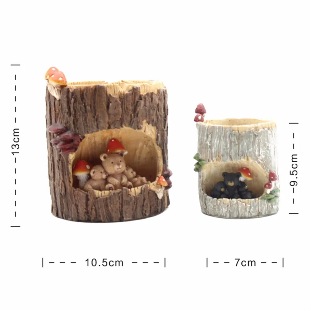 Горшок для суккулентов бонсай цветочные горшки шпатель ящик растений украшения