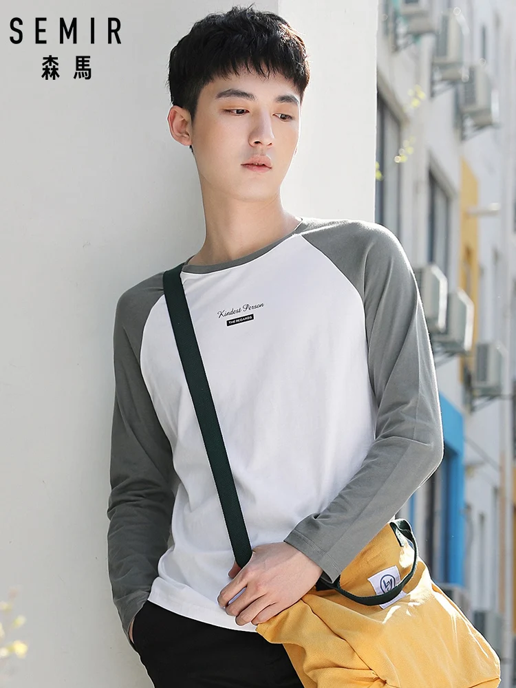 SEMIR мужская Трикотажная Бейсбольная Футболка Мужская футболка с графическим