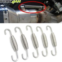 motorcycle exhaust middle pipes springs stainless steel for honda cbr 400 cbr600 cbr900rr cbr250r cbr1000rr