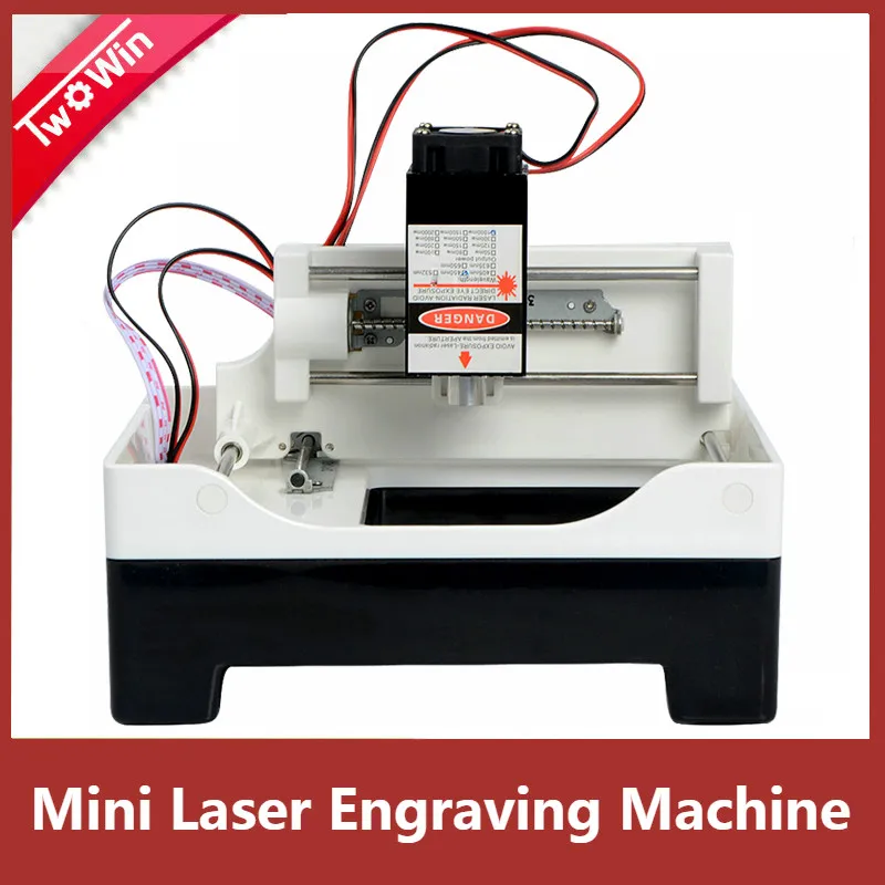 4000mw Laser  mini working Area 70*70mm engraving machine DIY Print cutter laser engraver High Speed with Protective Glasses