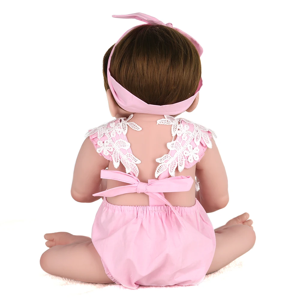 NPKDOLL 22 дюйма 55 см Реалистичная кукла для новорожденных Menina Bebe Reborn полностью