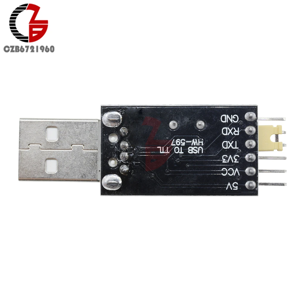 USB для ttl CH340 модуль преобразователя CH340G UART плата адаптера 3,3 V 5V Замена Pl2303 CP2102