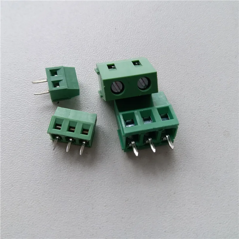 KF128 5,08 терминал 3,81/5,0/5,08/7,5 мм pitch контактный сообщения зеленые PCB Соединитель с винтом