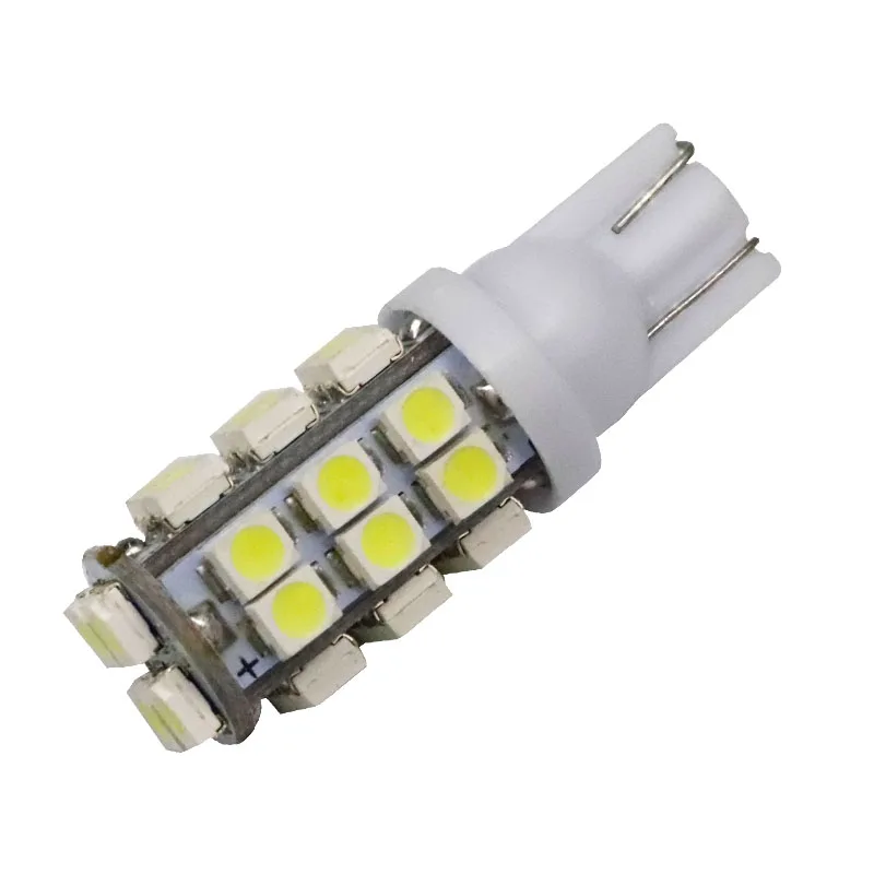100 шт. T10 28 SMD 1210 3528 Светодиодный 168 W5W 194 Клин светильник сигнальных ламп белого и синего цвета красный светодиодный автомобильный светильник s авто лампы, работающего на постоянном токе 12 В в 168Lm