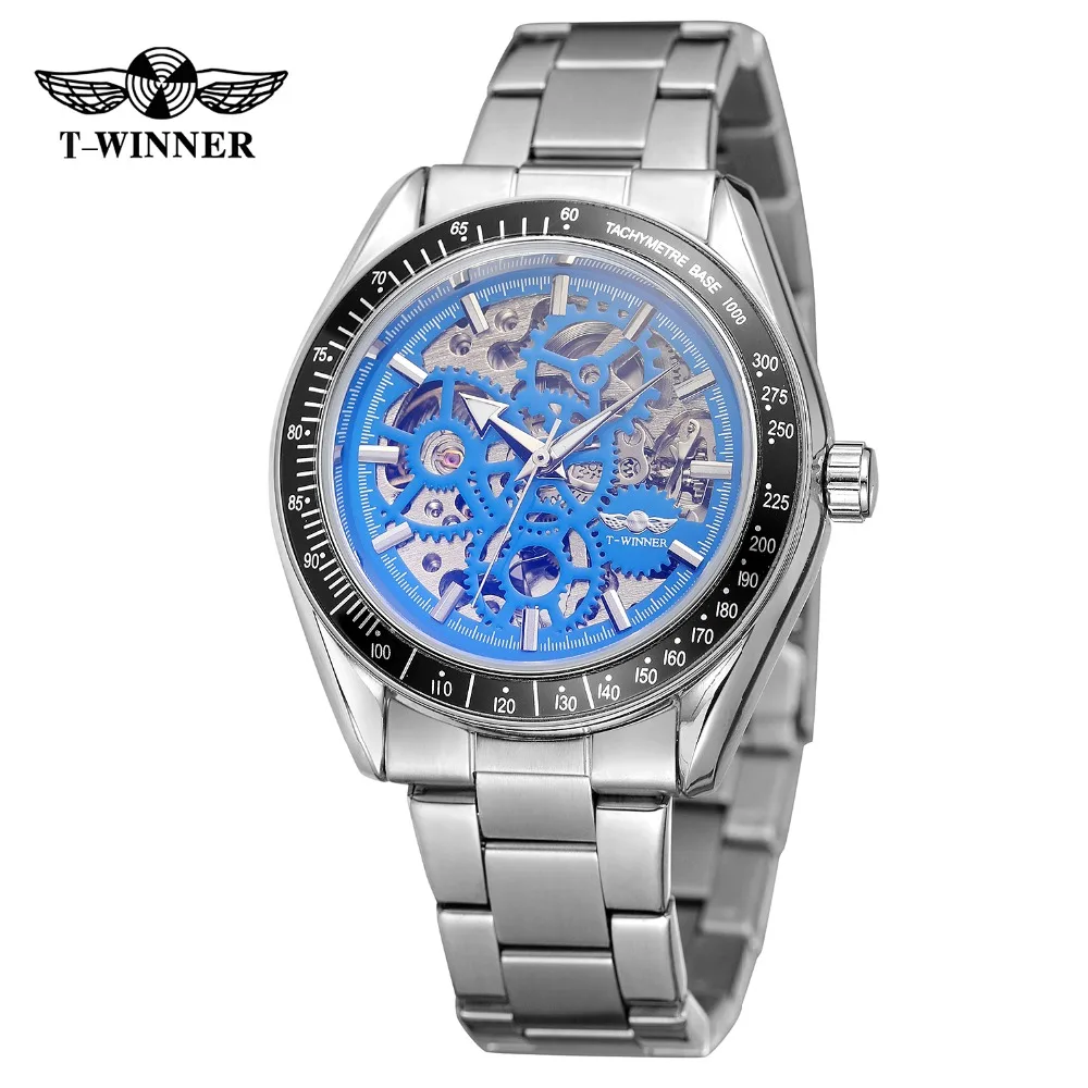 Часы наручные T Winner WRG8152M4 мужские роскошные Брендовые с автоподзаводом цветными