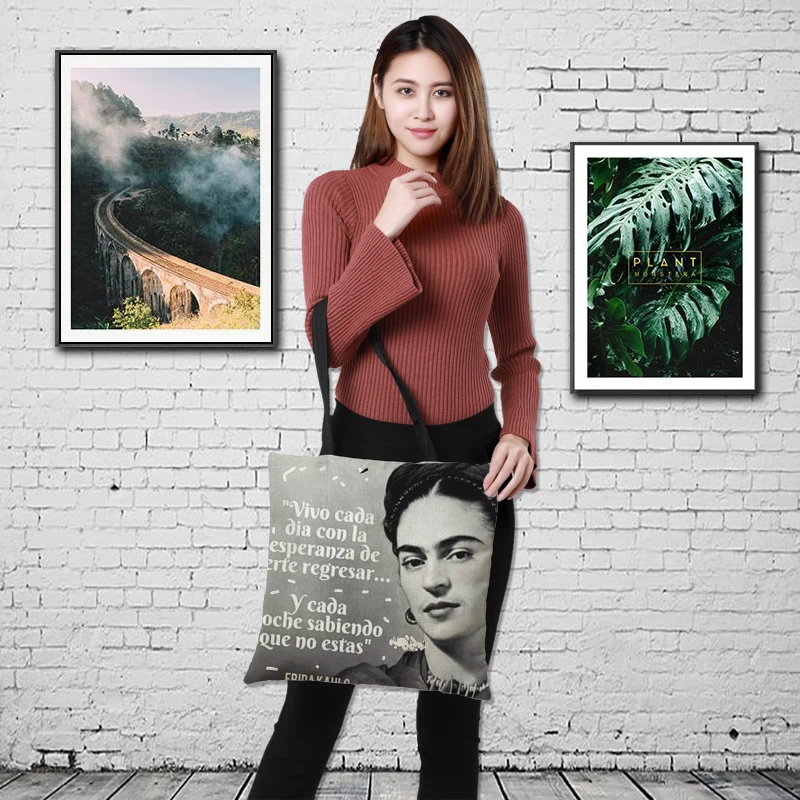 CROWDALE на заказ Двусторонняя сумка с принтом серия Наплечная Сумка многоразовая