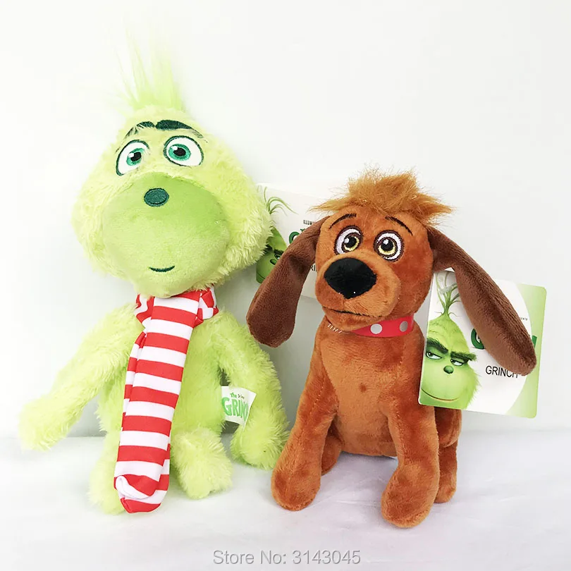 Стиль 18-38 см Grinch палантин фильм молодой Grinch бобы костюм Санты рождественские Мягкие плюшевые игрушки куклы Дети Рождественские подарки
