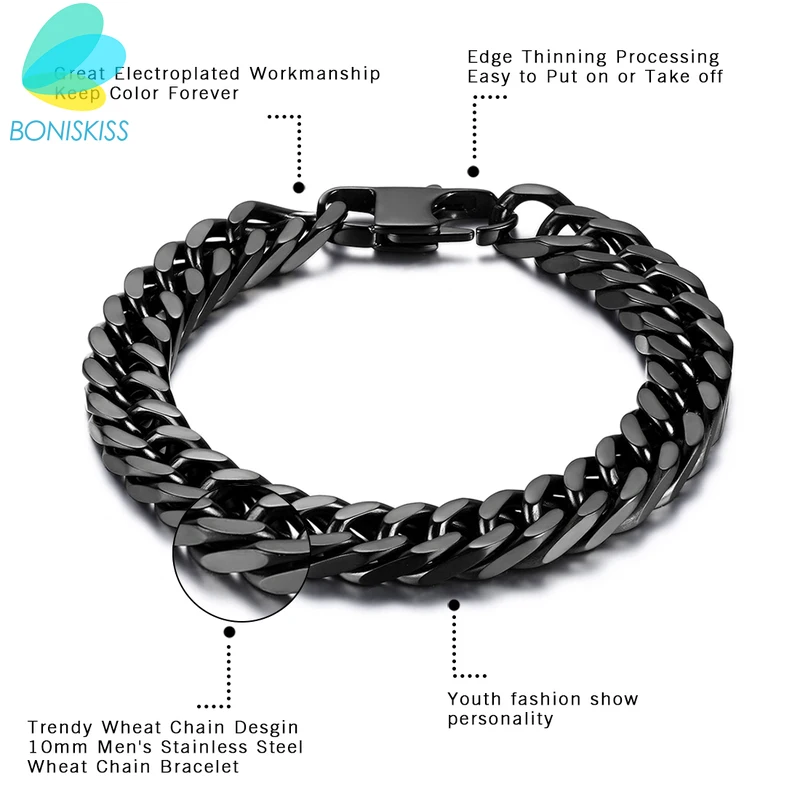 Браслет мужской из нержавеющей стали 21 х10 мм мм|chain men bracelet|steel bracelet menstainless steel |