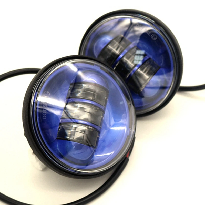 Красный Синий Оранжевый 4 5 дюйма светодиодный противотуманный светильник s