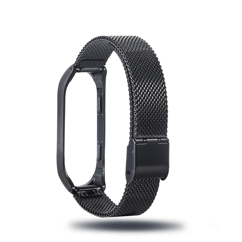 Ремешок для браслета Xiaomi Mi Band 3 4 MiBand металлический браслет сменный ремешок
