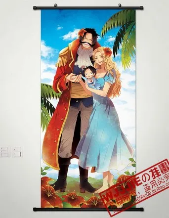 45X125 см домашний декор одна деталь Луффи Зоро Нами мультфильм аниме стены