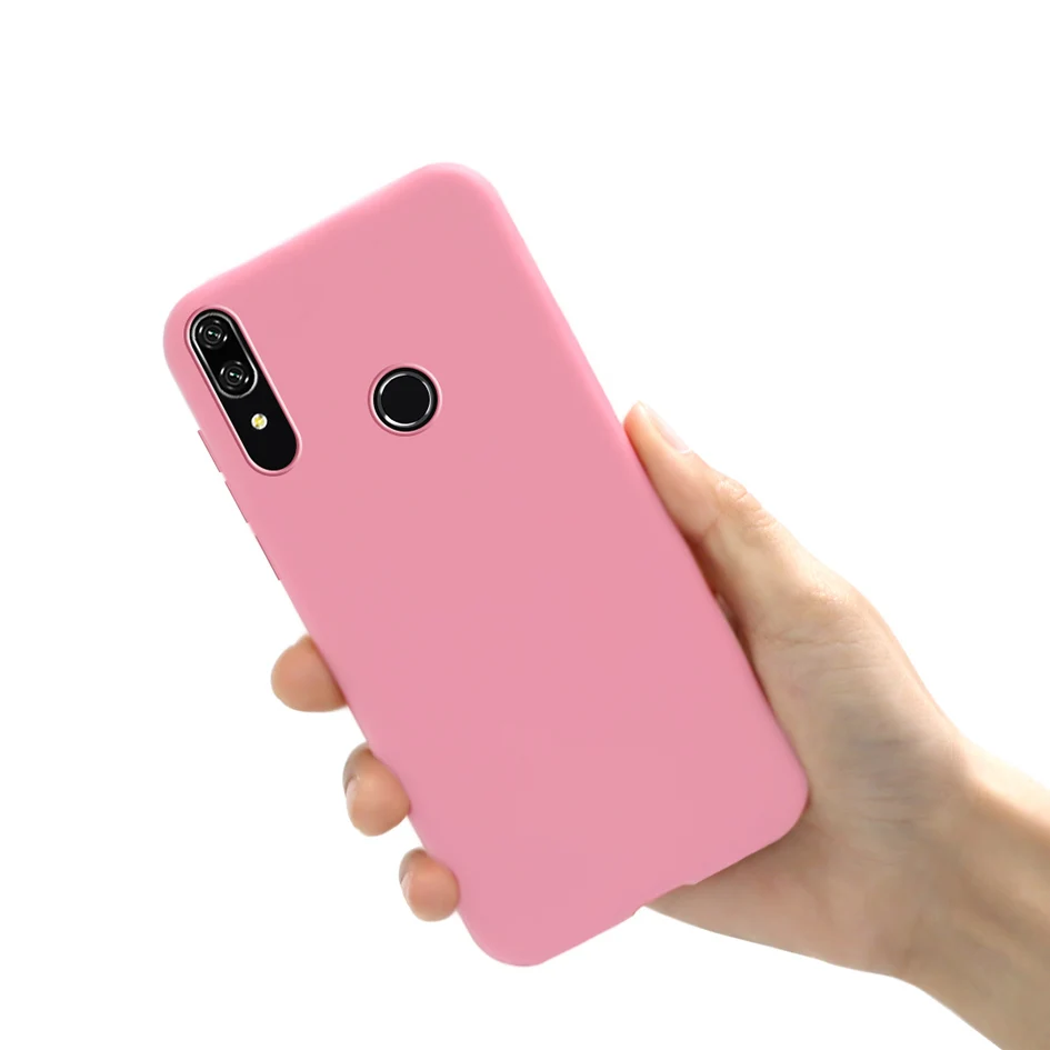 Чехол для Huawei P Smart Z силиконовый чехол с защитой от отпечатков пальцев мягкий