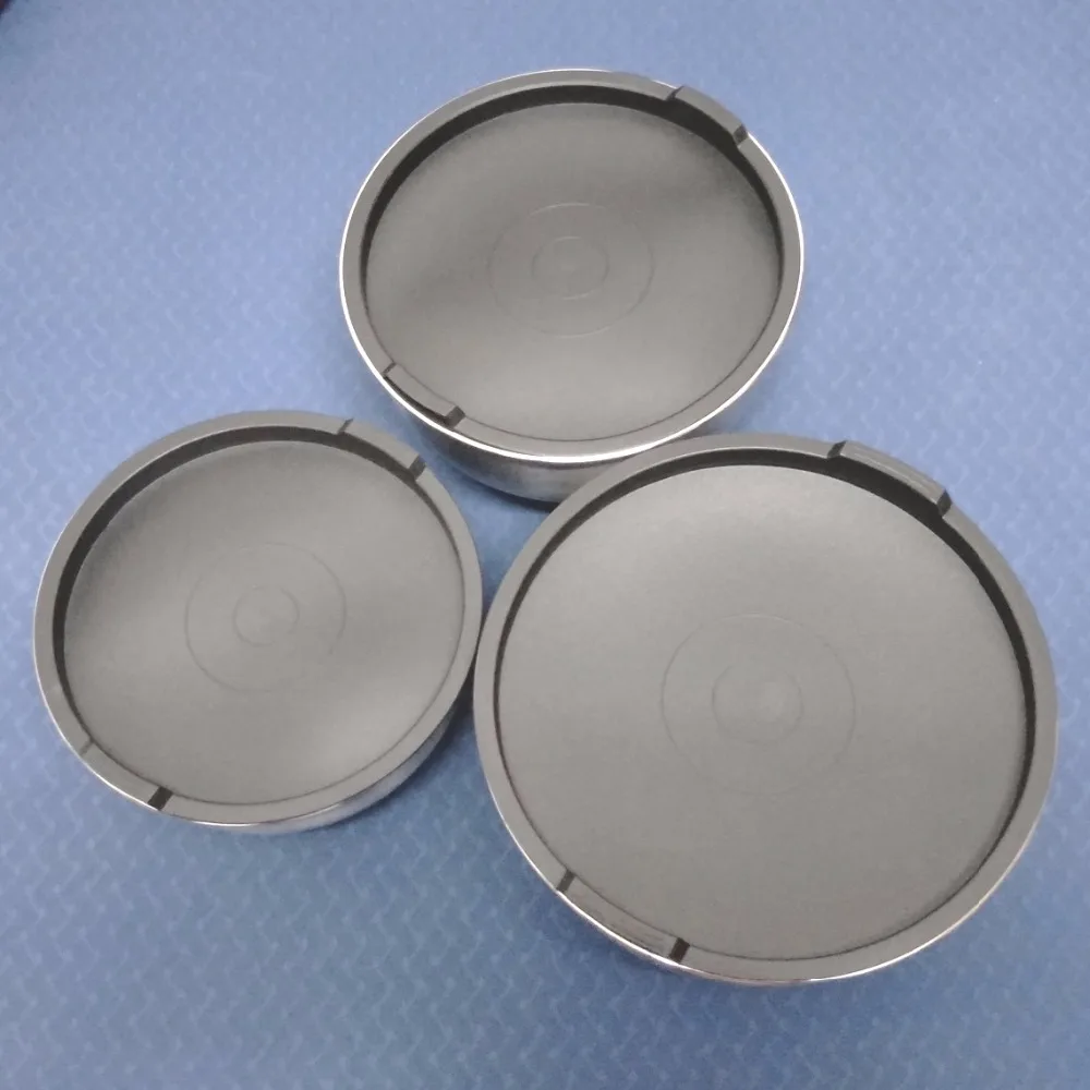 Высококачественный набор из 3 микшерных чаш нержавеющей стали с крышкой (2qt 3qt 4qt )