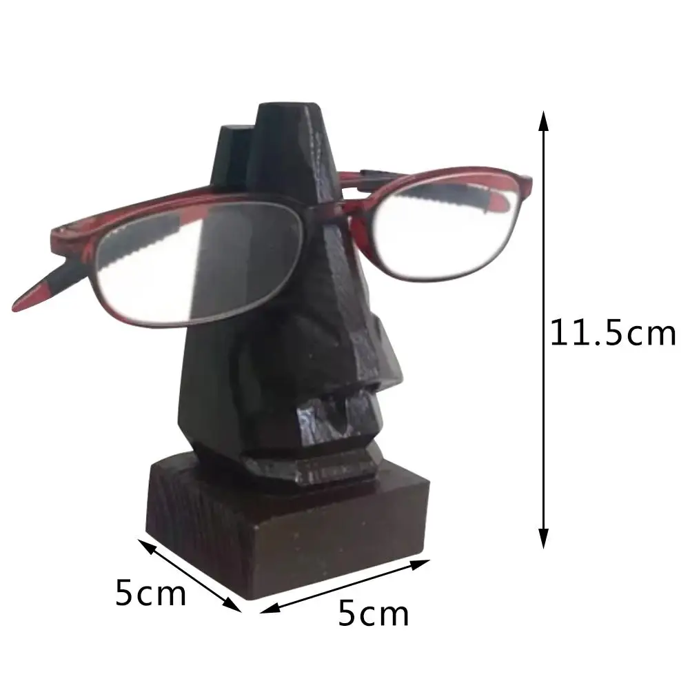 Ручной работы деревянный резной пенсне рамка держатель для очков чистый ручной