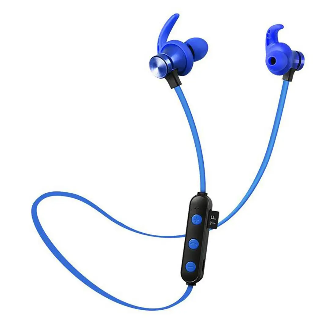 Спортивные Беспроводные Bluetooth гарнитура двусторонние стерео магнитные наушники