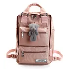 Рюкзак женский, квадратный, на двойной молнии, для подростков