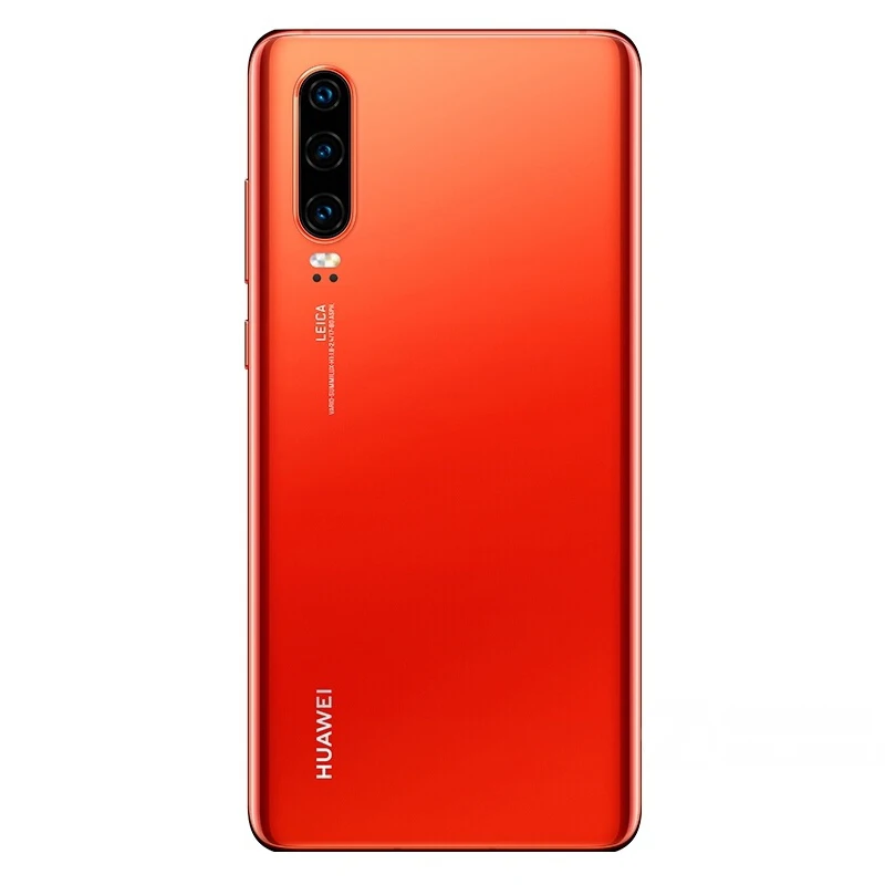 Аутентичный чехол для задней панели huawei P30 6," стеклянный задний Чехол