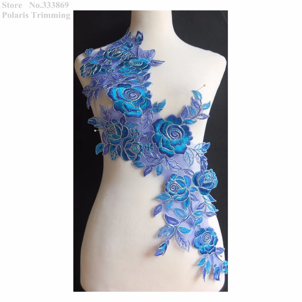 1 шт. Кружевная декоративная аппликация для танцевального платья | Дом и сад