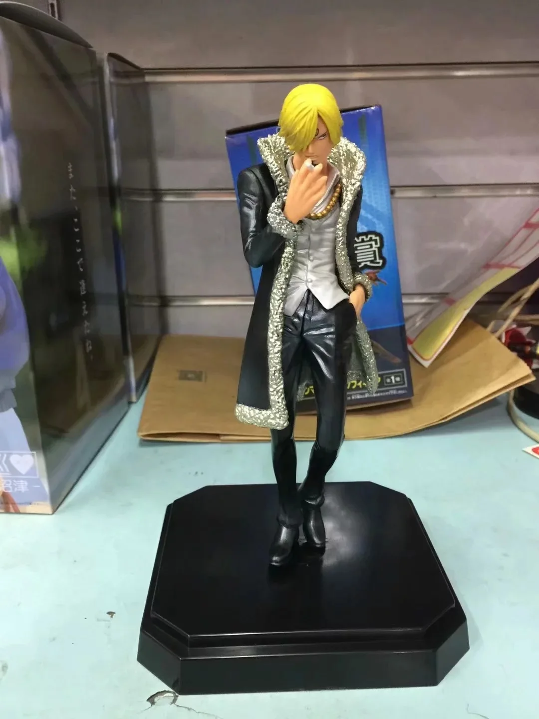 

23CM Japanese anime figure one piece Sanji action figure collectible model toys for boys