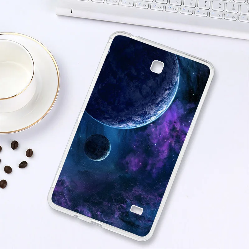 Чехол с рисунком s для samsung Galaxy Tab A 10,1 7,0 E 9,6 8,0 чехол из силикона TabA TabE P580 T580 T280 T385 T560 T375 чехол для планшета s Tab