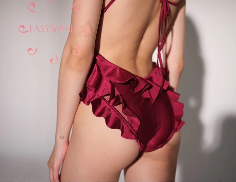 EASYSMALL сексуальный бюстгальтер пуш-ап нижнее белье bralett soutien gorge femme modis нижнее белье с Рюшами Плюс Размер Женский Бикини Купальник