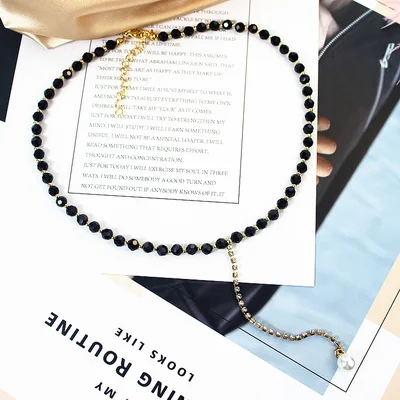 Короткие ожерелья Корейский темперамент воротник Простой шейной женский |