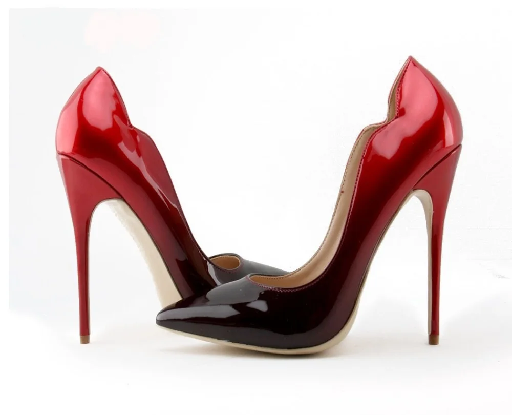 Для женщин Летние Элегантные Цвет ized слипоны Обувь на высоких каблуках красные