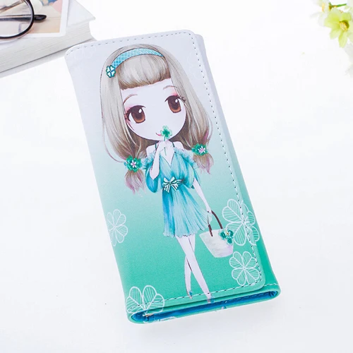 5 Модные женские кошельки сумка из искусственной кожи для девочек женские кошельки сумки портмоне для монет карты ID держатель длинный женский кошелек бумажник сумки - Цвет: 5