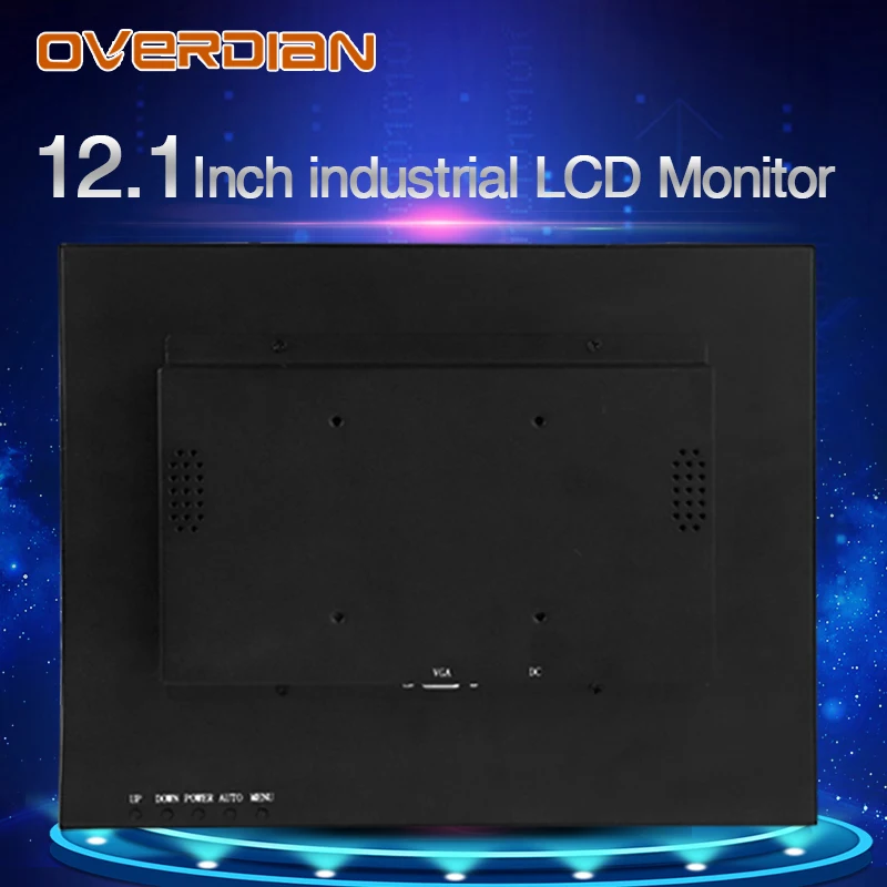 12-дюймовый ЖК-монитор/дисплей VGA/HDMI/AV/TV интерфейс металлический корпус без