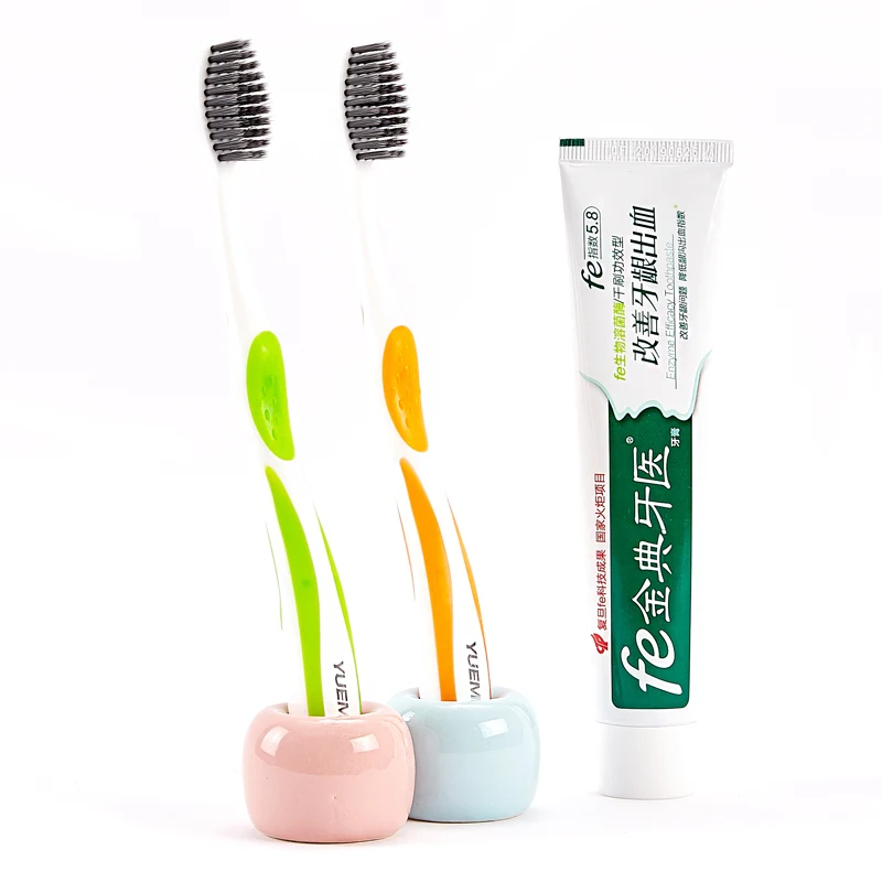 2 шт. импортная зубная щетка для ухода за полостью рта Y016 с черным древесным углем