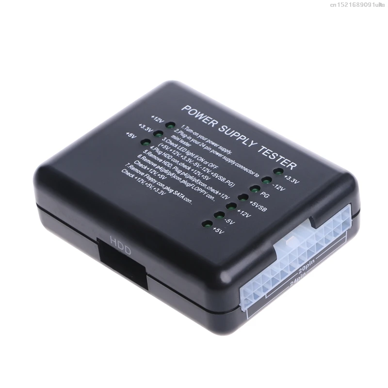 2018 ПК 20/24 Pin PSU ATX SATA HD тестер электропитания SAUS Blue|Тестеры аккумуляторов| |