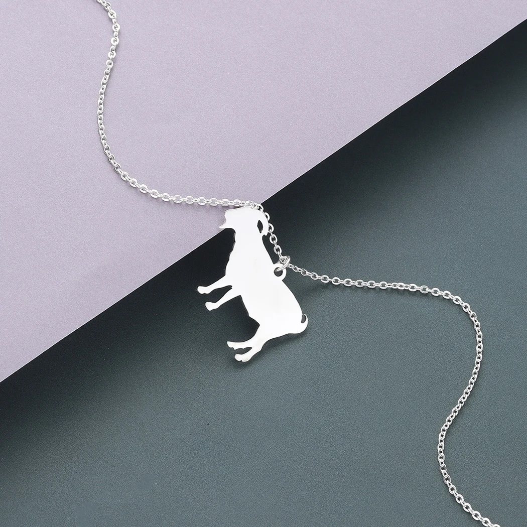 Модное ожерелье Kinitial с подвеской в виде козы на ферме для женщин животными из