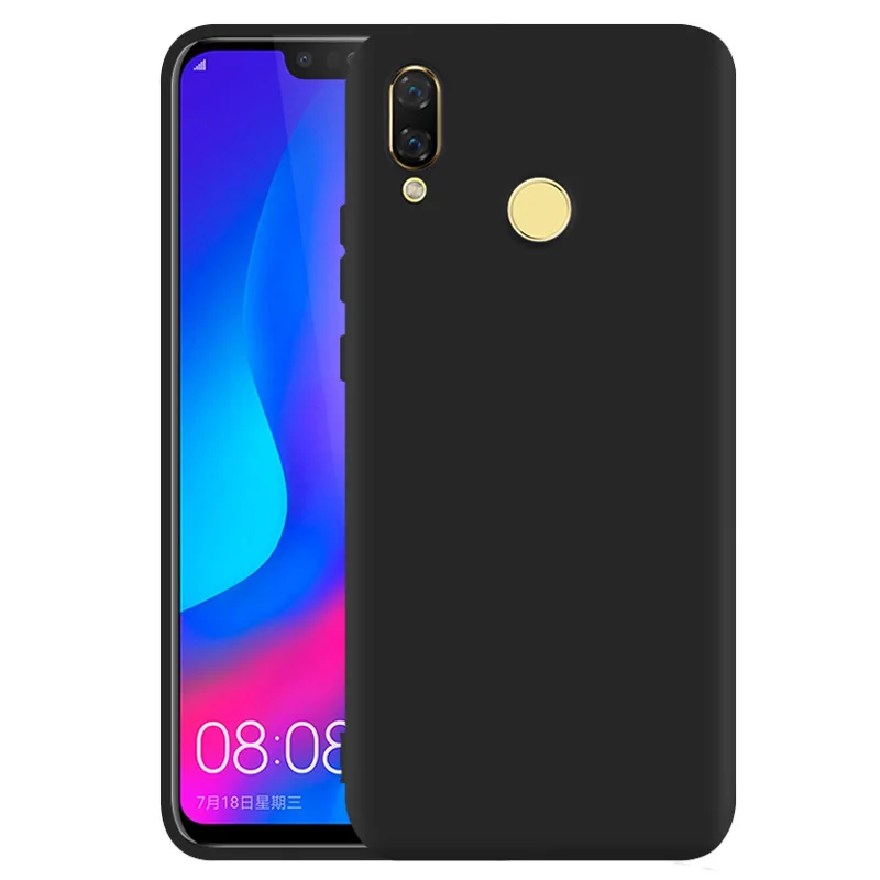 Чехол GodGift для Huawei P Smart Plus роскошный матовый чехол + силиконовый мягкий PSmart