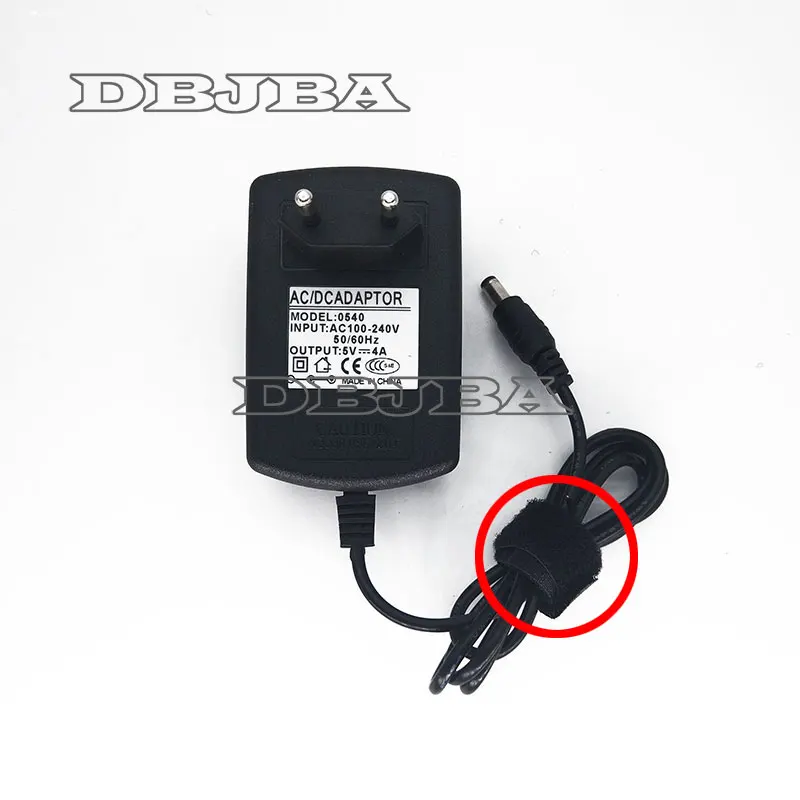 1 шт. высококачественный преобразователь с европейской вилкой 5 в 4A мм x 2