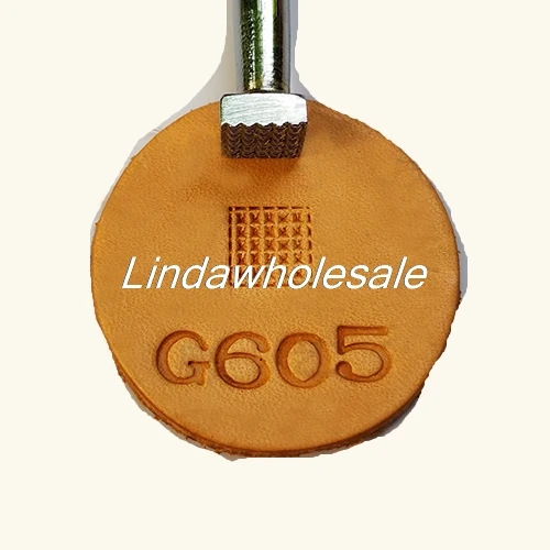 Инструмент для резьбы по коже G602/G605/G645/G878, металлический рабочий инструмент, кожаный штамп