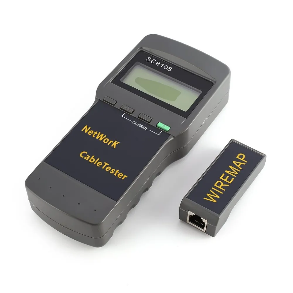 SC8108 Многофункциональный сетевой тестер Портативный LAN Телефон Кабельный