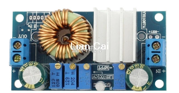 Контроллер солнечной панели MPPT модуль понижающего напряжения постоянного тока 5A