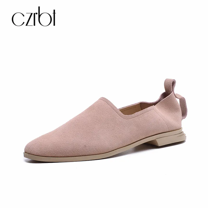 CZRBT/2018 Женская дышащая обувь ручной работы сезон весна-осень на плоской подошве с