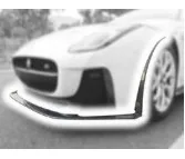 Option Lip or Flares Частично углеродное волокно тела комплект подходит для Jaguar F-type iMP производительность переднего бампера средняя кромки крыла Спойлер, диффузор - Цвет: Option Lip or Flares