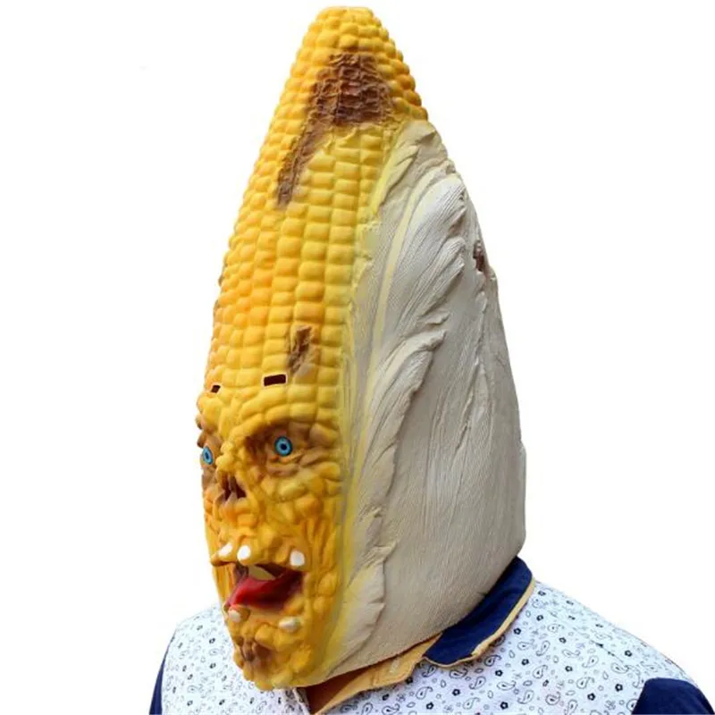 Бесплатная доставка шуточная Маскарадная маска для вечеринок в виде кукурузы