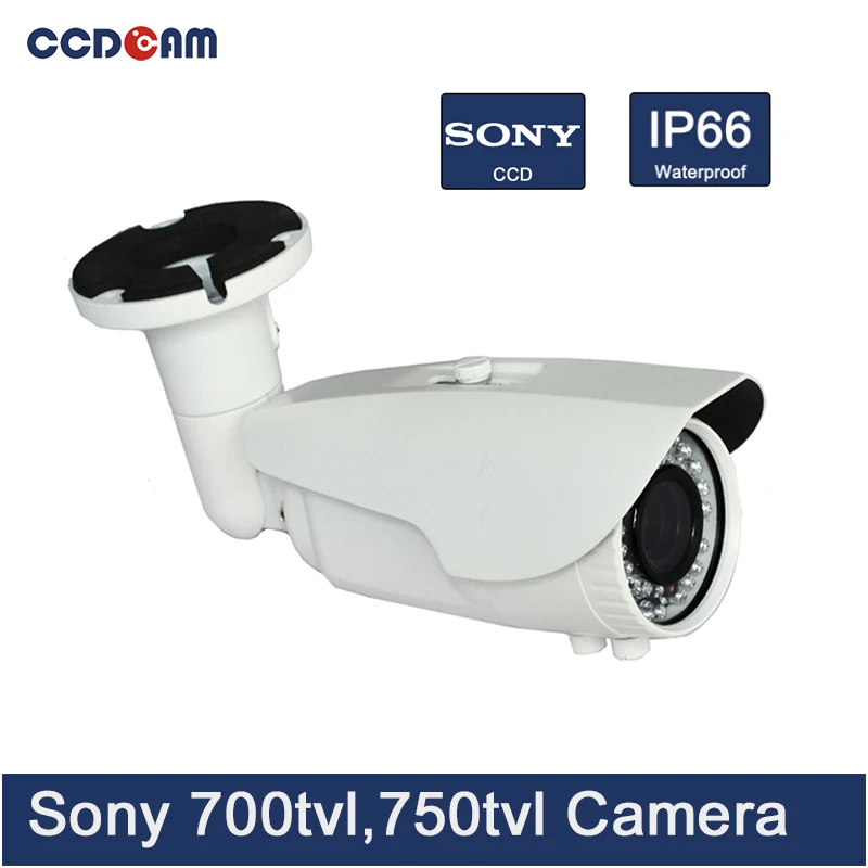 CCDCAM Sony 750/750TVL Водонепроницаемая ИК камера наружного наблюдения с объективом 2 8 12