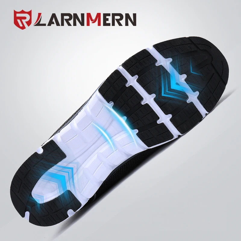LARNMERN Steel Toecap/безопасная обувь Легкая безопасная Нескользящая Мужская