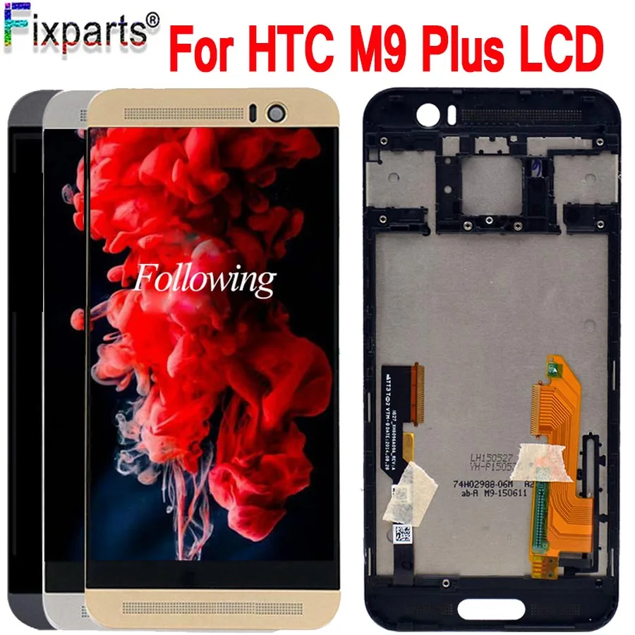 100% тест 5 0 &quotдля HTC ONE M9 Plus LCD сенсорный экран дигитайзер сборка запасные части для