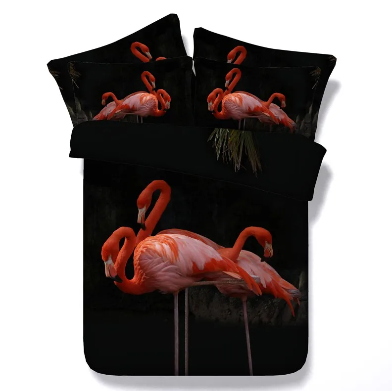 

Flamingo Bedding sets 3D Comforters duvet cover bed sheet quilt doona bedspread California King queen size full double twin 5PCS