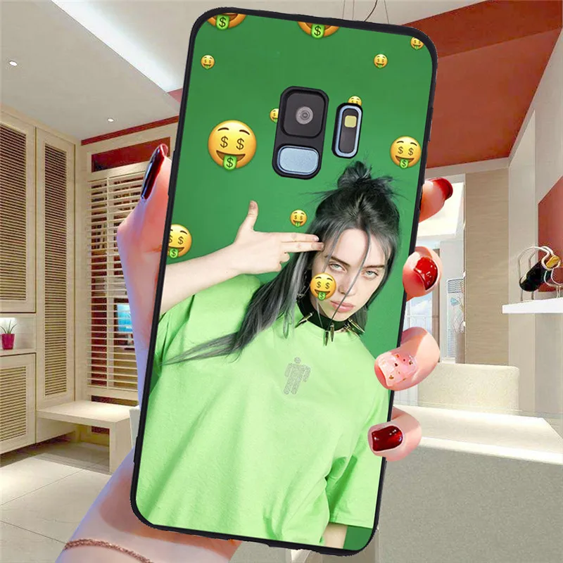 H1806 Billie eilish для Samsung Galaxy S6 S7 край S8 S9 S10 S10e Plus Note 8, 9, 10, A30 A40 A50 A60 A70 M10 M20 чехол для телефона чехол - Цвет: H1806