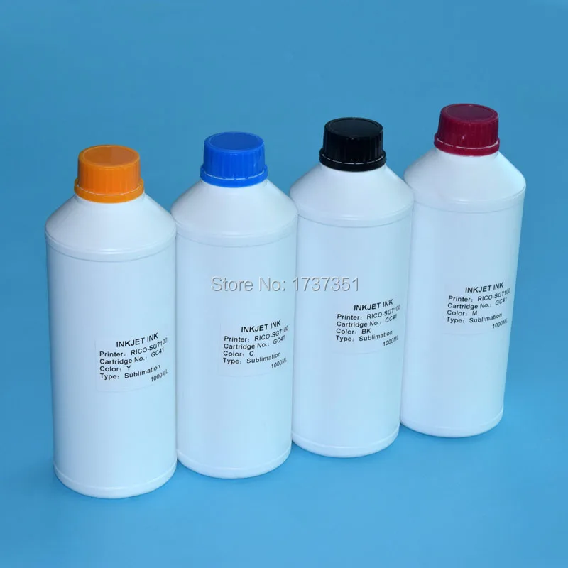 

1000ml 4 color Sublimation ink for Ricoh GC21 for Ricoh GX3050 GX3000 GX2050 GX7000 GX5050 GX2500 Printer