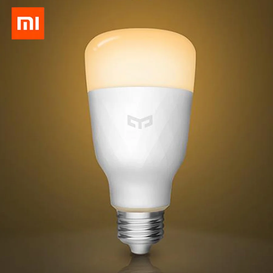 Новая умная Светодиодная лампа Xiaomi Yeelight цвет/белая версия LED Smart E27 10 Вт 800 люмен Mi