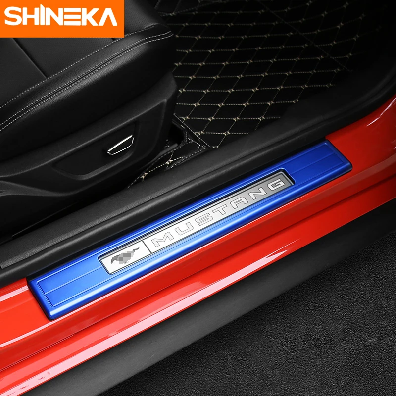 Защитная Накладка на порог SHINEKA защита входной двери из алюминиевого сплава для