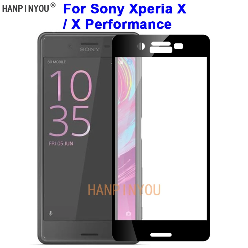 Для Sony Xperia X F5121 / Performance Новинка твердость 9H 2.5D полное покрытие Закаленное стекло